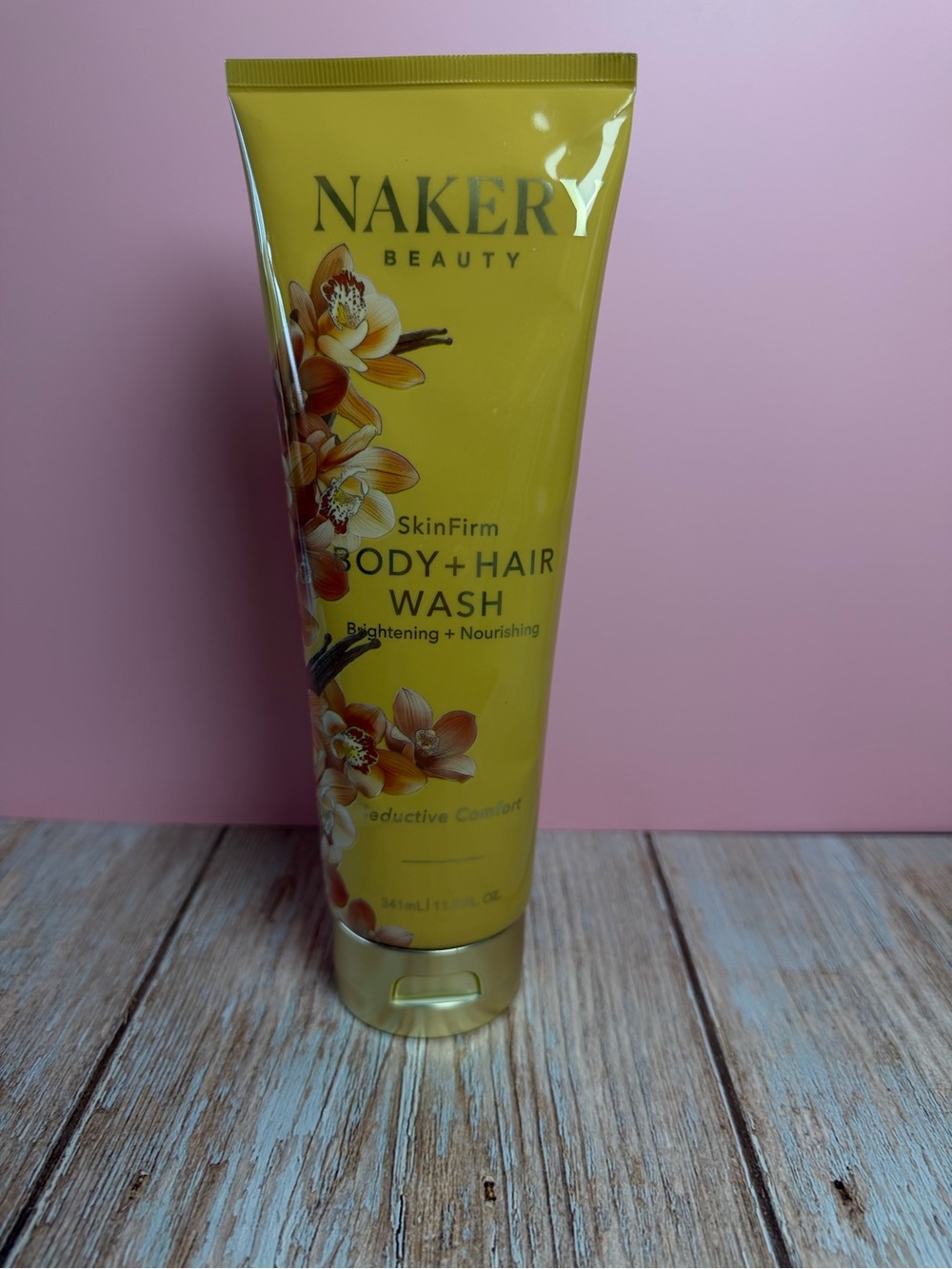 Nakery Beauty SkinFirm Body + Hair Wash — Yellow Nourishing Cleanser